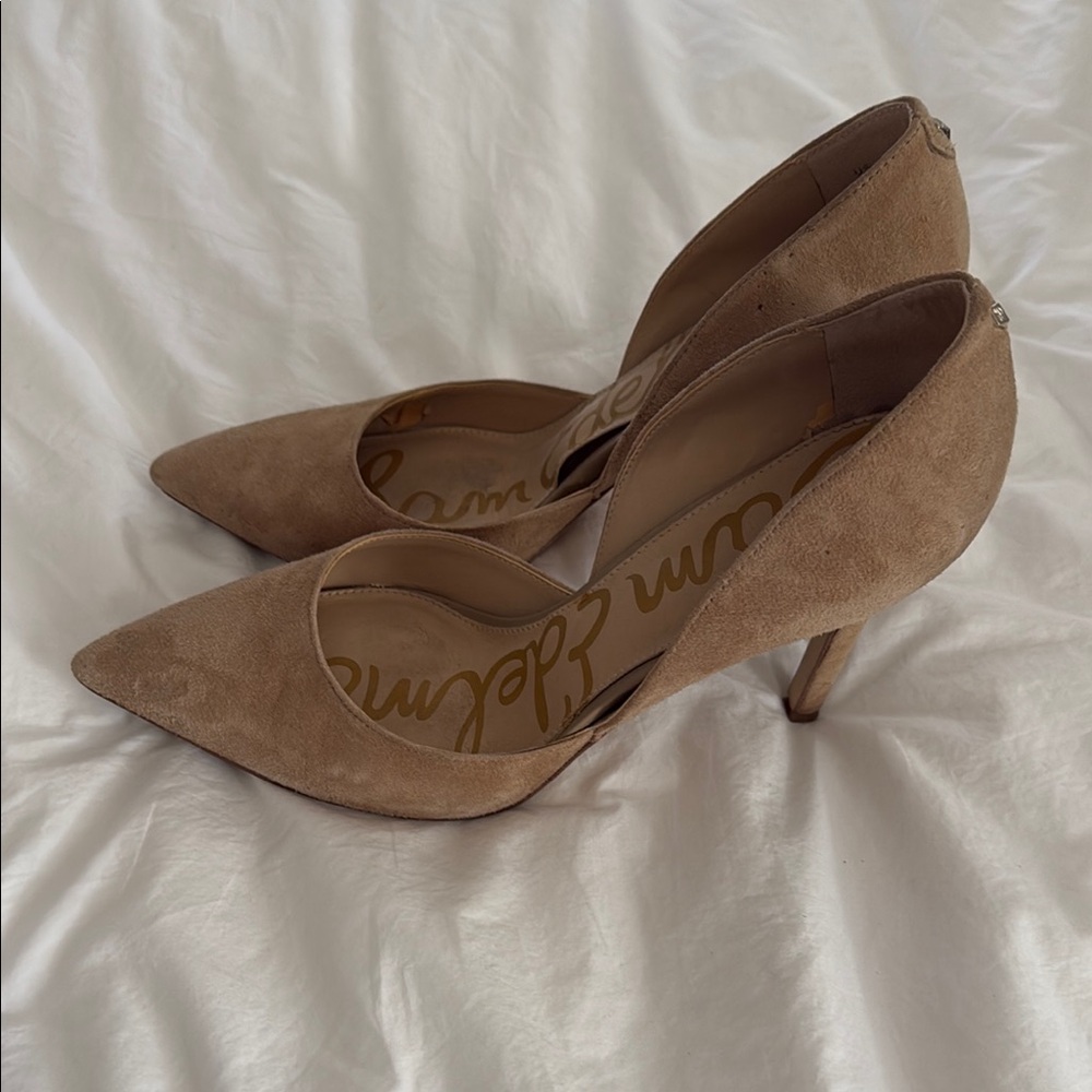 Sam Edelman Tan Heels Elegant Design - Picture 4 of 5